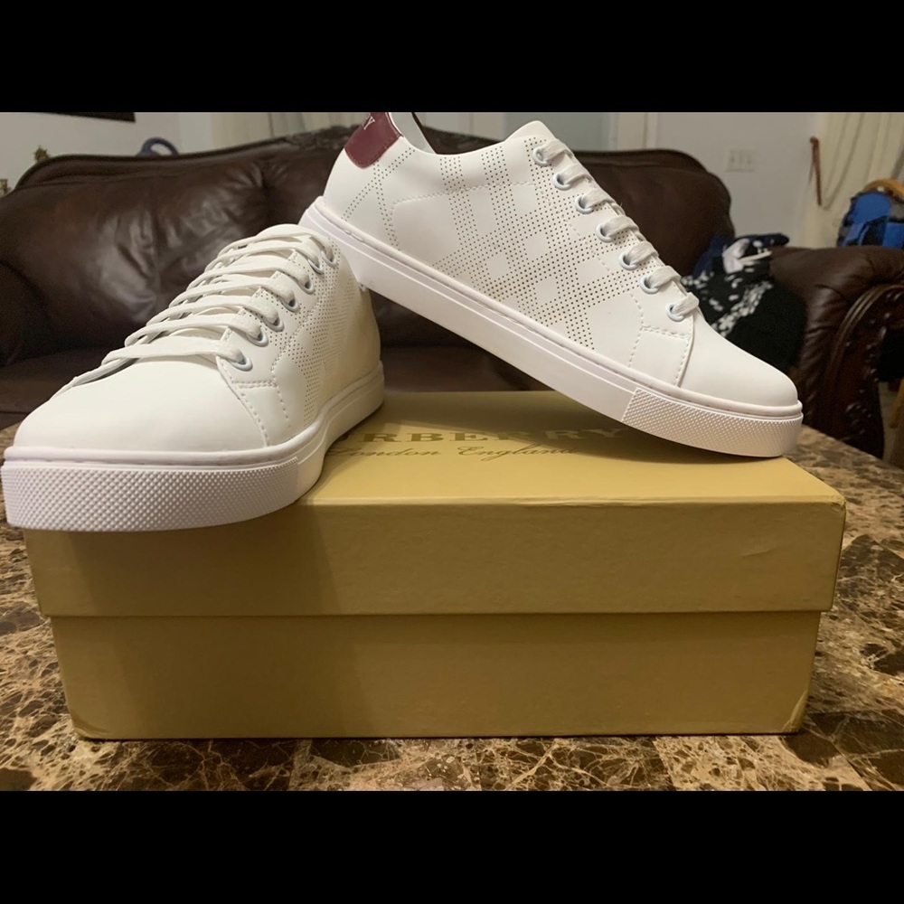 Burberry white sneakers